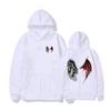 Толстовка с капюшоном Lucifer Wings Devil Angel Wings Heaven and Hell, идея подарка для женщин, флисовый свитер с капюшоном, спортивная толстовка