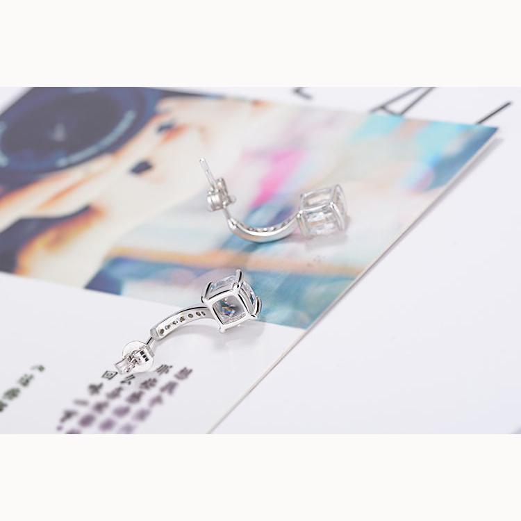 Zircon Earrings Earrings Women Fashion Party Jewelry Sparkling Accessories Daily Wear Gift for Girlfriends