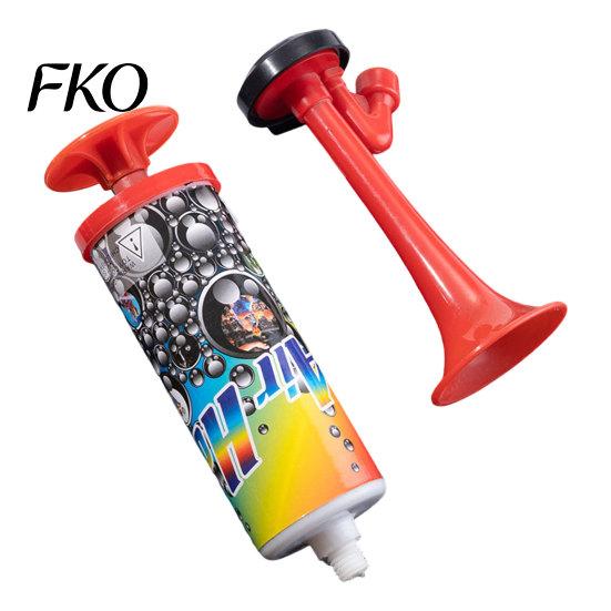 Pneumatic Sound Horn Large Cheering for Soccer Game, Fan Air Loud Stadium, Hand Pump Megaphone Noise Maker Team Party Festival Outdoor