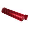 12in Transmission Dual Channel Cooler Aluminum Finned Anodize Dual Pass Transmission Heat Sink Universal Fit for Car
