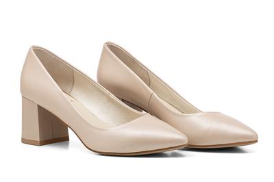 Low Heel Pumps Beige Julia 36