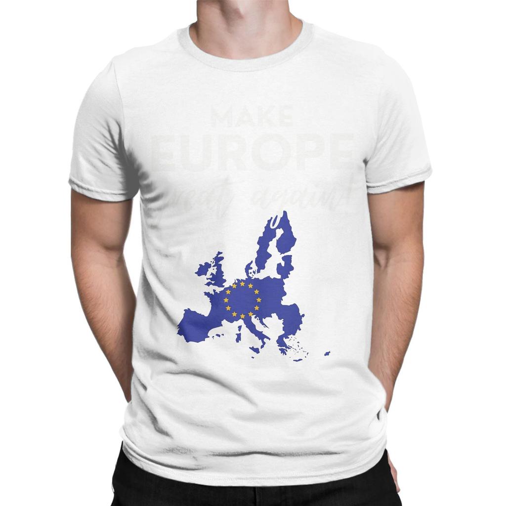 Новое поступление Make Europe Great Again футболка унисекс 100% хлопок футболка с коротким рукавом одежда