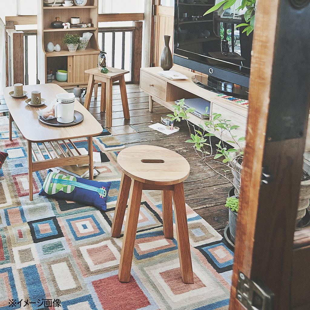 AZUMAYA Square Stool MTK-521NA