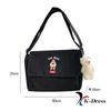 Daily Canvas Cross Bag Canvas Bag - Bear Keyring Gift