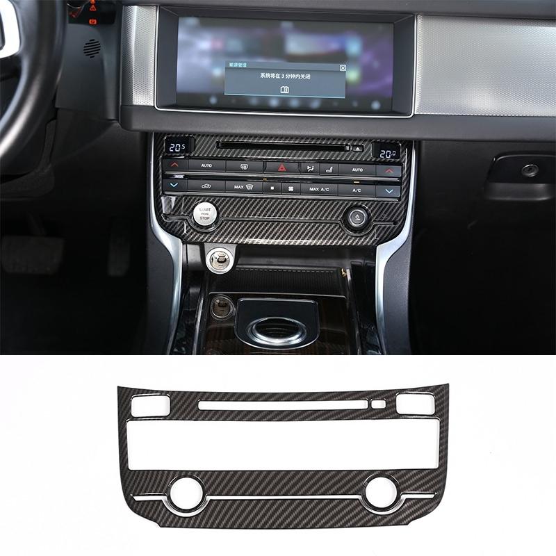 Fit For Jaguar XE XEL XF XFL F-PACE 2016 2017 2018 ABS Car Center Air Conditioning Mode Button Frame Cover Trim Auto Accessorie