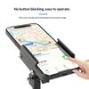 BENGGUO BG-2973 Road Bike Phone Holder Adjustable Aluminum Alloy Handlebar Mount, Black