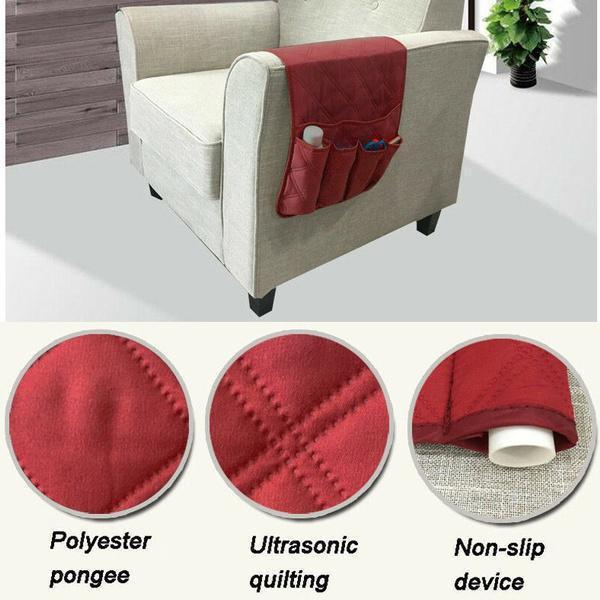 Диван, кресло, подлокотник, органайзер для хранения с дистанционным управлением, нескользящий карманный держатель для кресла, органайзер
