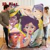 Ladies 2D Flat Pattern Flannel Blanket High quality All Seasons Warmth and Comfort Perfect for Christmas Gifts.DMT0925231