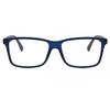 Full Rim Square Frosted Matte Blue Smartbuy Collection Polly Cp162g Fashion Unisex Eyeglasses