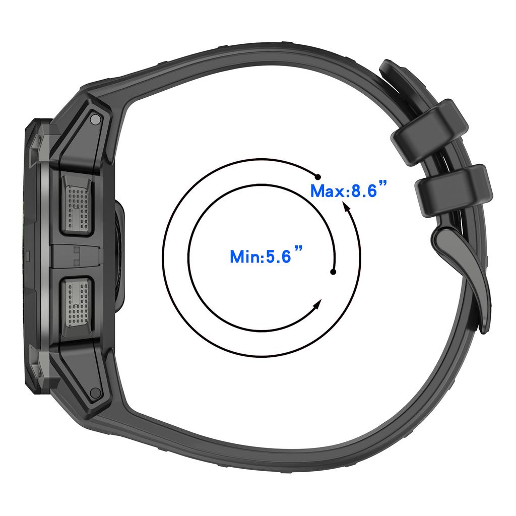 Официальный силиконовый ремешок для Garmin Instinct 3 Amoled 50 мм 45 мм Запасной браслет для запястья для Garmin Instinct 3 Solar 45 мм 50 мм