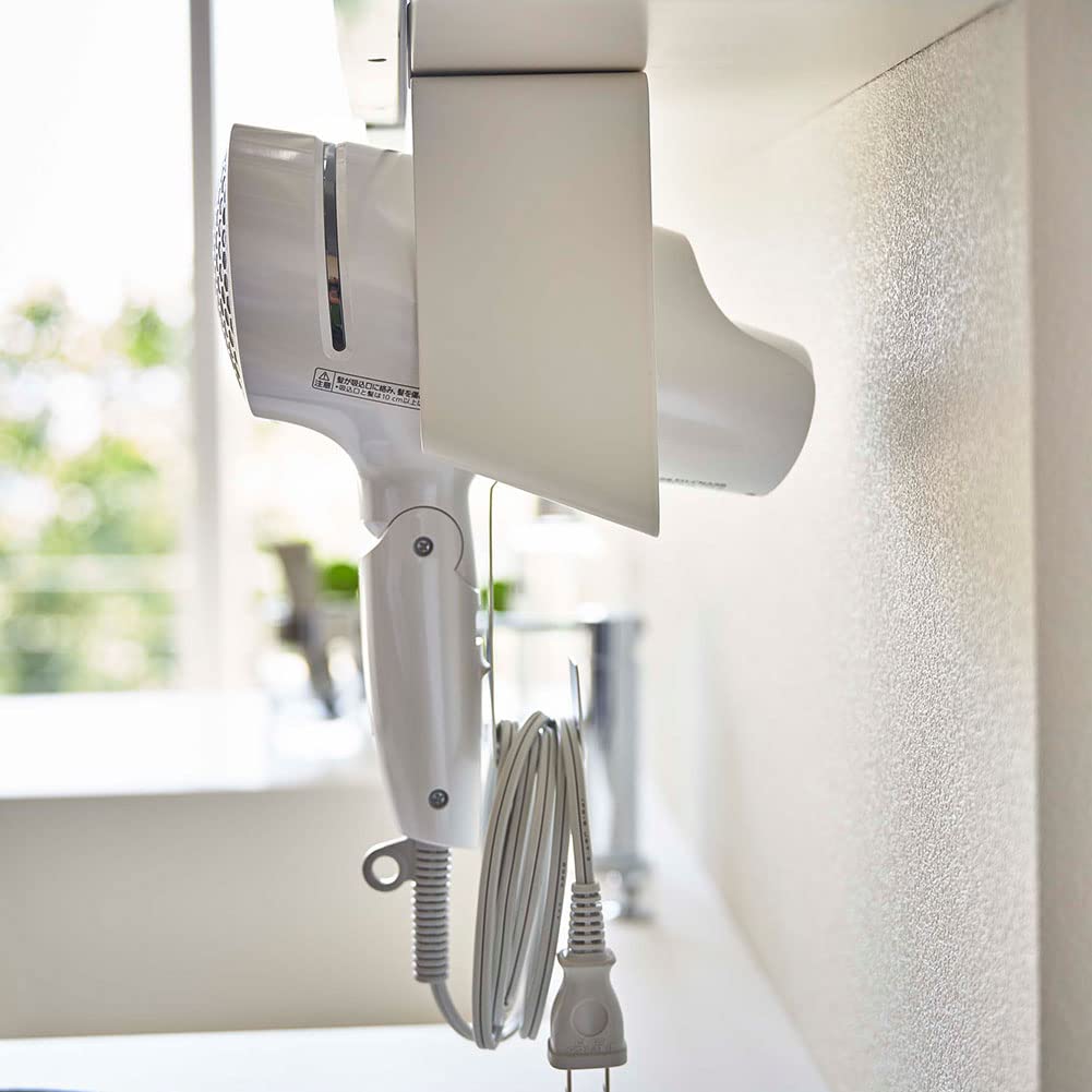 Yamazaki Jitsugyo 5659 Подпольная сушилка для белья Держатель для сушки белья, белый, прибл.. W10.8XD8XH27см Башня, Хранение, Держатель, Раковина,