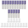 15 Pieces Small Lip Gloss Tube 1.2ML Lip Glaze Bottles Trial Packed Cosmetic Containers with Rubber