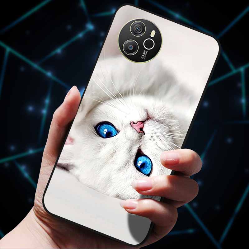 Для Oscal Tiger 12 Чехол Крутой Роскошный Мягкий Черный Силиконовый Ударопрочный Чехол для Телефона для Blackview Oscal Tiger 12 Coque Fundas TPU Etui