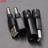 JCD 5 шт. 5.5*2.1 мм гнездо-розетка на USB 2.0 Type A штекер DC-разъем 5V адаптер питания для ноутбука
