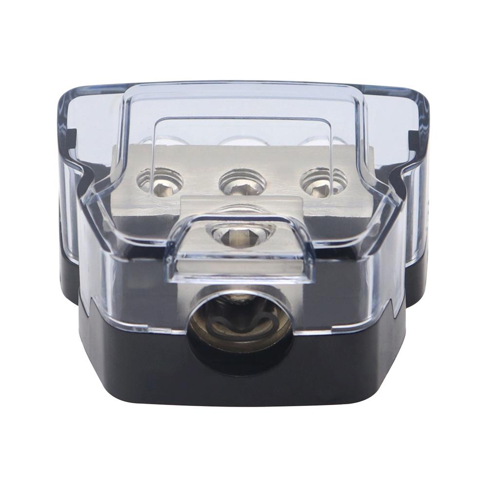 3 Way Distribution Block Car Audio Power Wire Splitter 0 Gauge In 4 Gauge Out