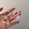 Очаровательные серьги-цветы из хрусталя: Высококачественный сказочный дизайн с яркими контрастными цветами