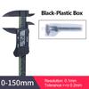0-150 мм электронный штангенциркуль пластиковый штангенциркуль из углеродного волокна метрическая система преобразования имперских единиц цифровая линейка измерительный инструмент