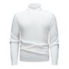 Mens Knitted Sweater Men's Autumn And Winter High Neck Casual Pullover Male Warm Knitting Shirt