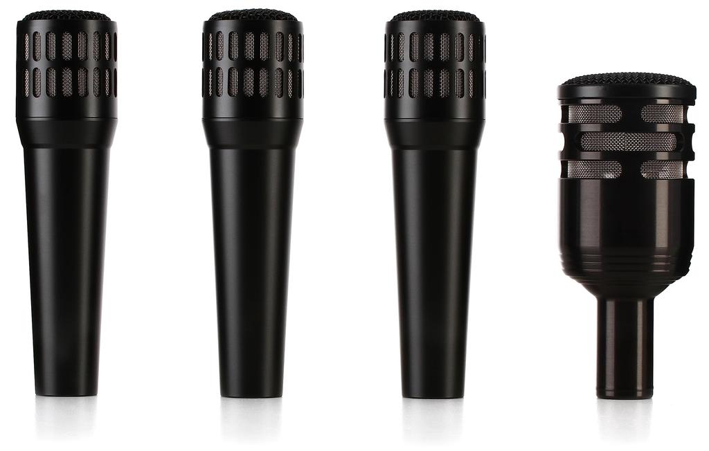 AUDIX DP4 Drum set recording microphone set of 1 3 dual pivot clips for fixing drum rims various microphone clips aluminum case included set, 4, D6,