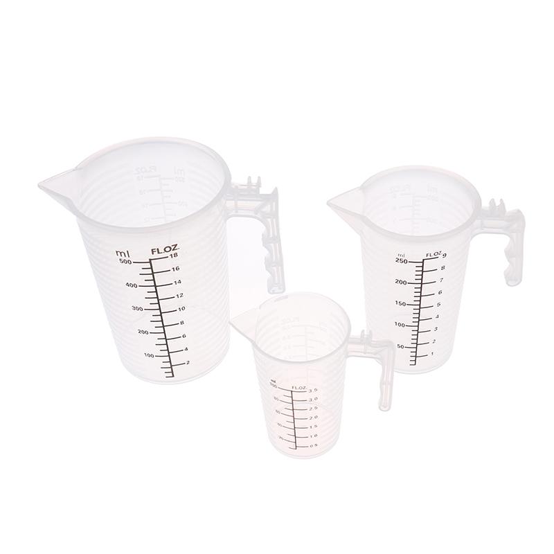 100/250/500 мл мерные стаканы кувшин прозрачный выпечка кухня мука вода с крышкой Sc