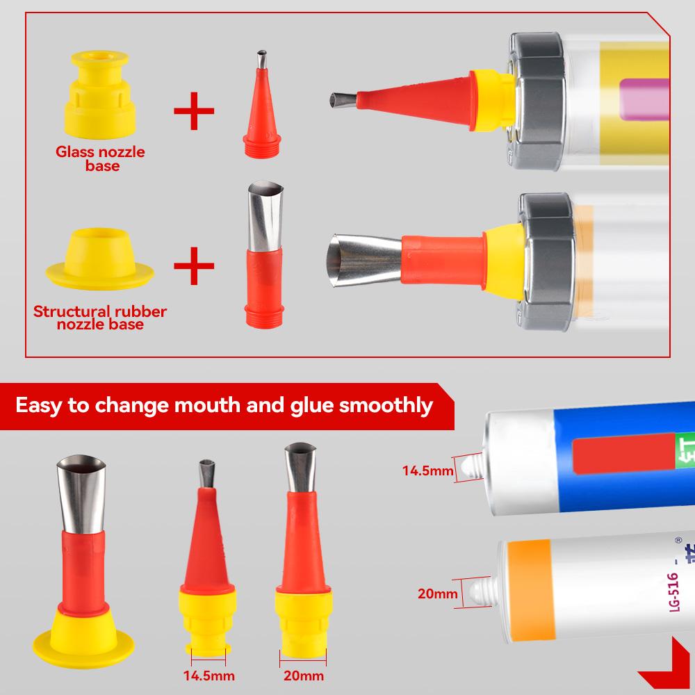 ONEVAN Аккумуляторный электрический клеевой пистолет Многофункциональный электрический пистолет для герметика для стекла Инструмент для клея-герметика для аккумулятора 21 В 18 В