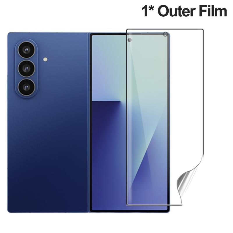 Гидрогелевая пленка Fold7 для Samsung Galaxy Z Fold 7 6 5 Защитная мягкая пленка для экрана с защитой от царапин для ZFold7 ZFold6 zfold5