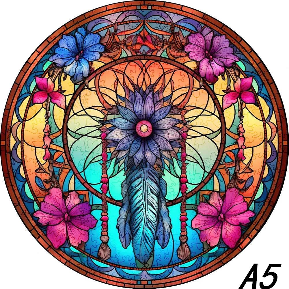 Butterfly Wooden Jigsaw Puzzle High Quality Irregular Shape Animal Puzzles 3D Party Game Christmas Gift For Kids And Adults