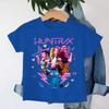 Baby Girl Clothes Kpop Demon Hunters Huntrix T Shirt Funny Fans Gift Harajuku Kids T-shirts Summer Short Sleeve Boys Tee Tops