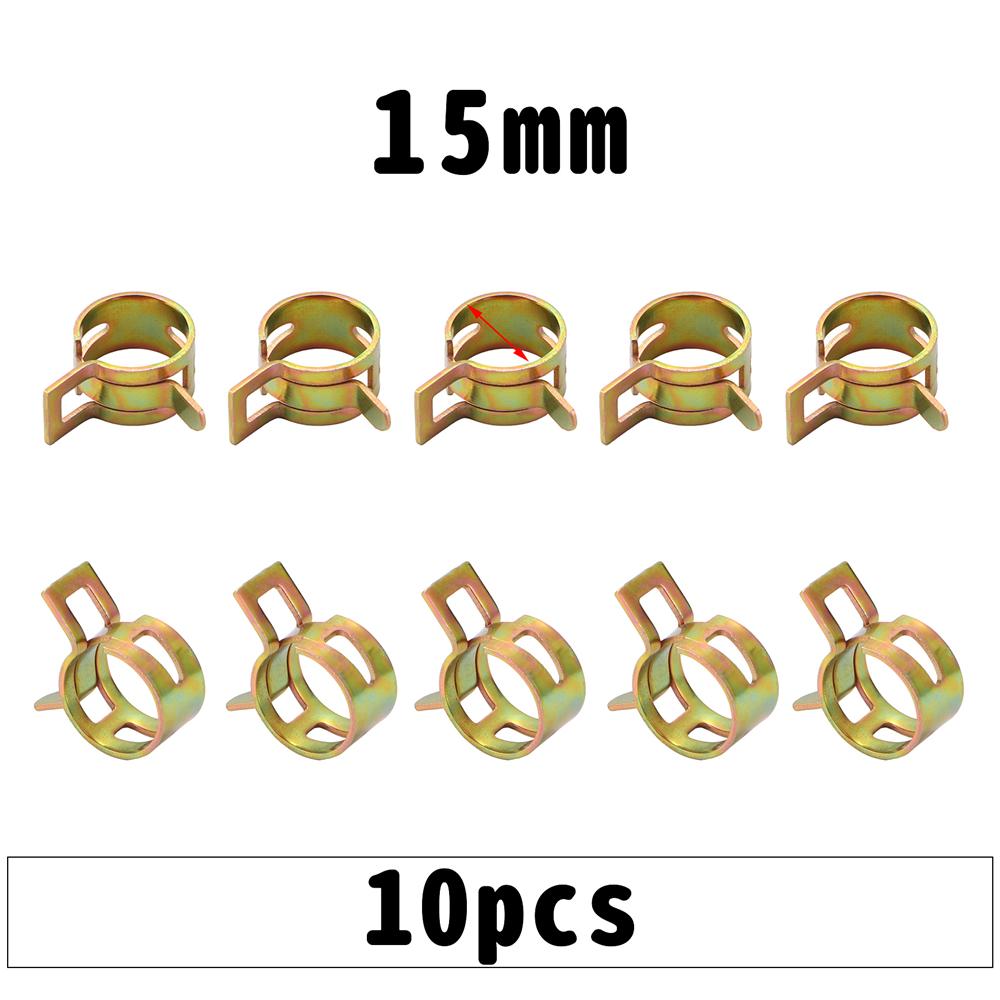10 шт./компл. 6 мм-26 мм автомобильный топливный шланг, водопроводная труба, воздушная трубка, пружинные зажимы, зажимы для мотоцикла, скутера, квадроцикла, картинга