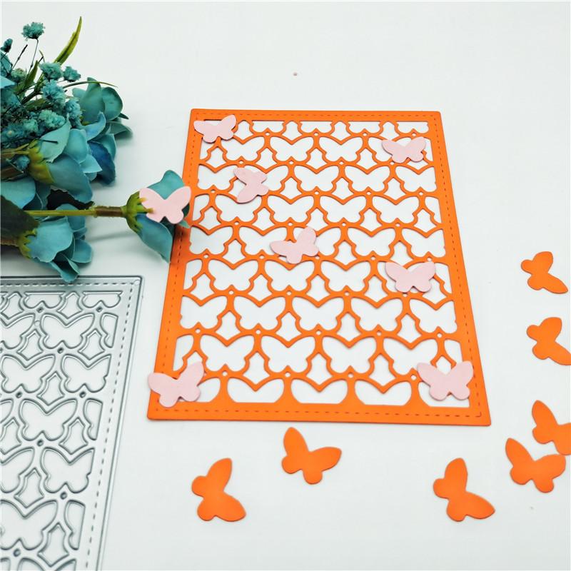 Butterflies Frame Metal Dies for DIY Scrapbooking Cutting Templates for Cardmaking, Paper Art Craft Supplies