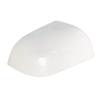 Pearl White Rear View Side Mirror Cover Skull Caps Pair For Tesla Model 3