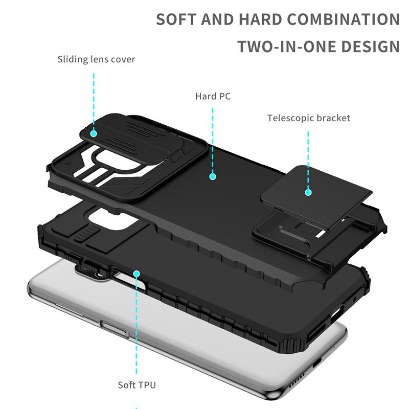 Для Motorola Moto G Power 2021 чехол роскошный бампер слайдер камера защитный чехол для телефона для Moto G Pure держатель подставка задняя крышка