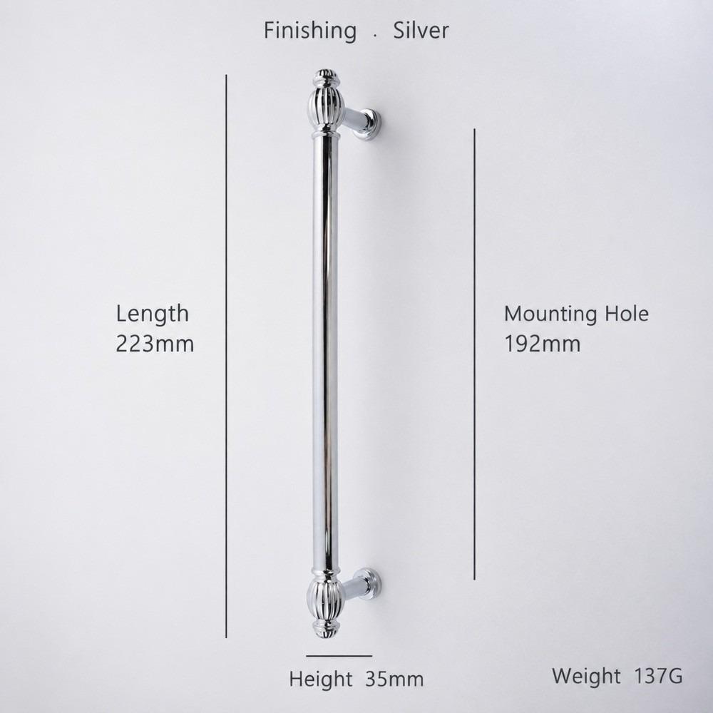 Bright Silver Dresser Pulls Furniture Handles for Wardrobe Cabinet Drawer Dresser Furniture