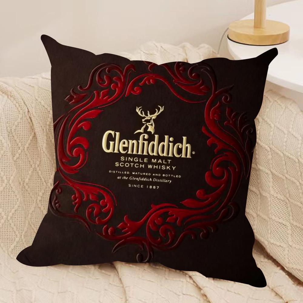 Пользовательская наволочка G-Glenfiddichs Шелковистый Короткий Плюш Двусторонняя Печатная Наволочка Для Дивана Все Сезоны Декор Дома Подарок