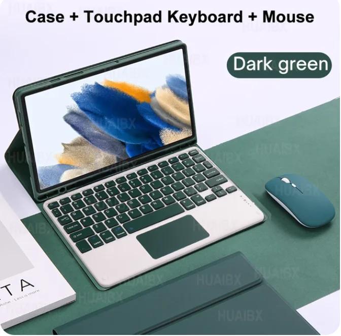 For Samsung Galaxy Tab S9 FE Cover 10.9 Inch Detachable Bluetooth Keyboard Case for Samsung Tab S9 FE 10.9" SM-X510/X516B Funda