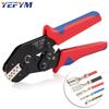 Non-insulated 23-16 AWG Open Barrel Crimping Tool 0.25-1.5mm², Ratcheting Crimper for Dupont Molex JST TE Terminals & EPC PCIE SATA Pins - SN-58B
