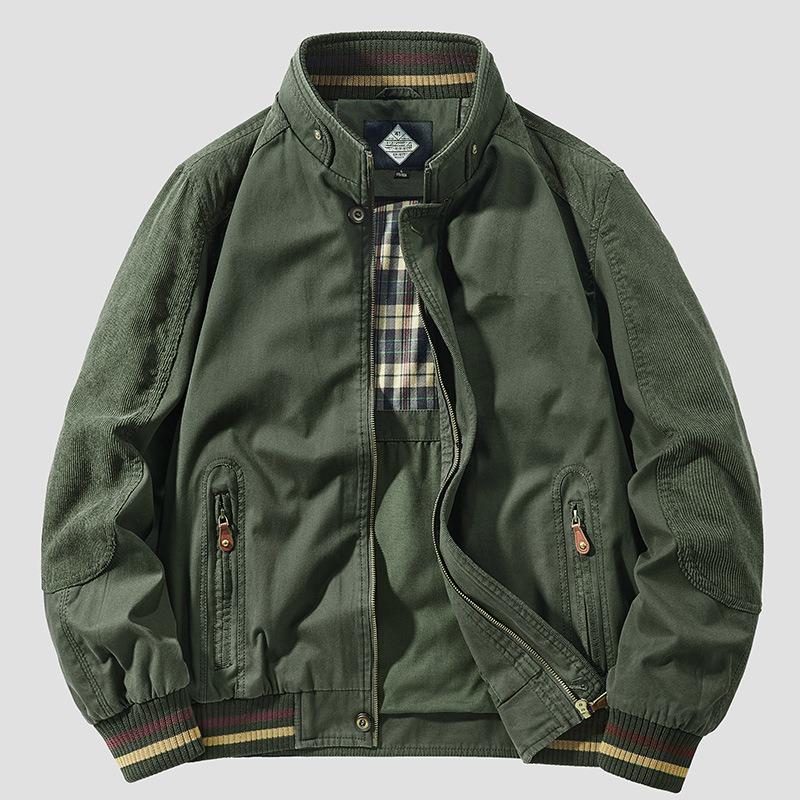 Spring Autumn Jacket Stand Collar Slim Men Fashion Casual Warm Jacket Coat Large Size 5XL Outwear Men