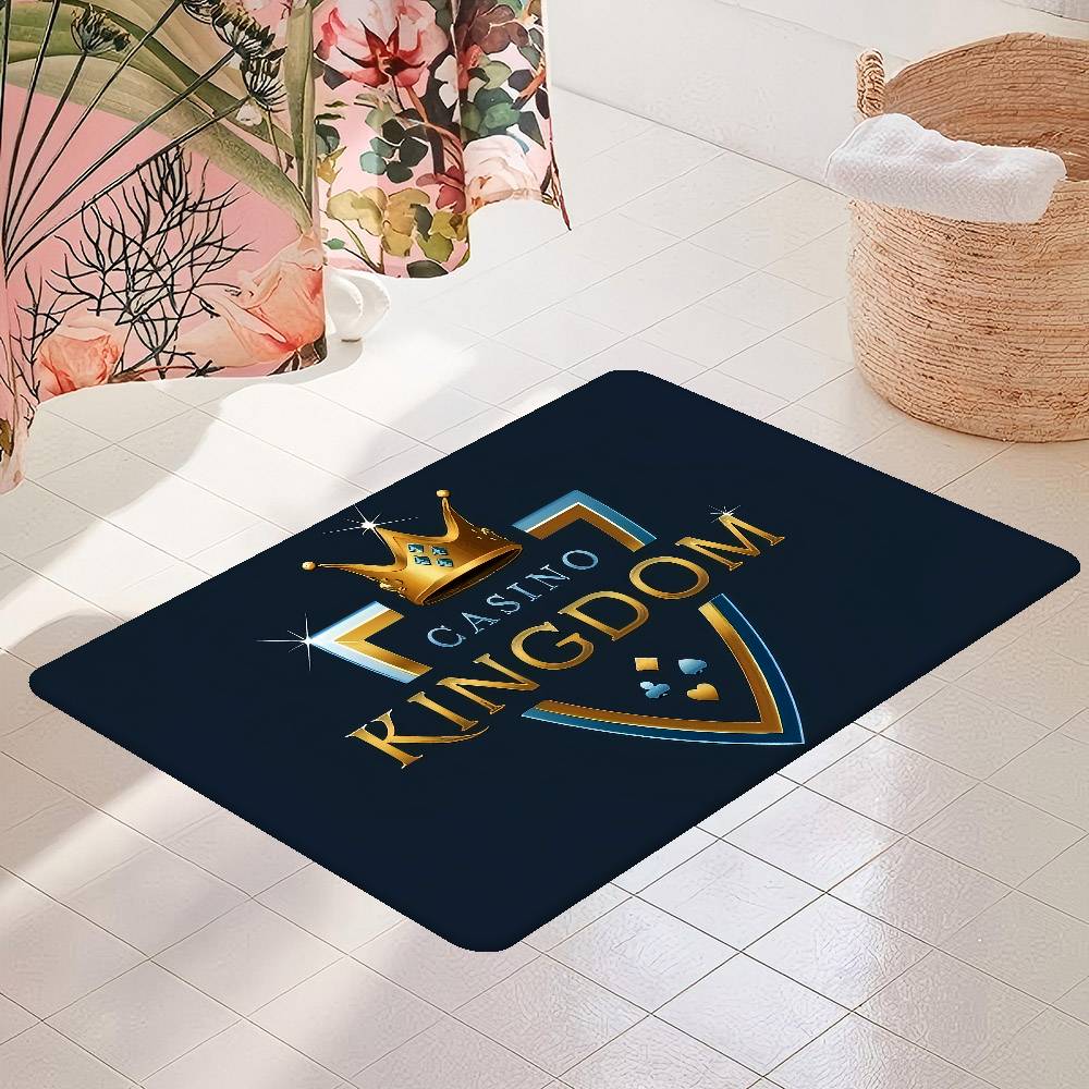 Kingdom LOGO Anime Room Mats Retro Multiple Choice Living Room Kitchen Rug Non-Slip Welcome Rug