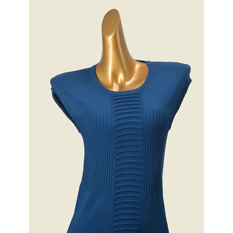 French Style Design Ruched Silm Dress Fashion Wind Foreign Trade Original Order Knitted Hip Skirt Autumn Underskirt