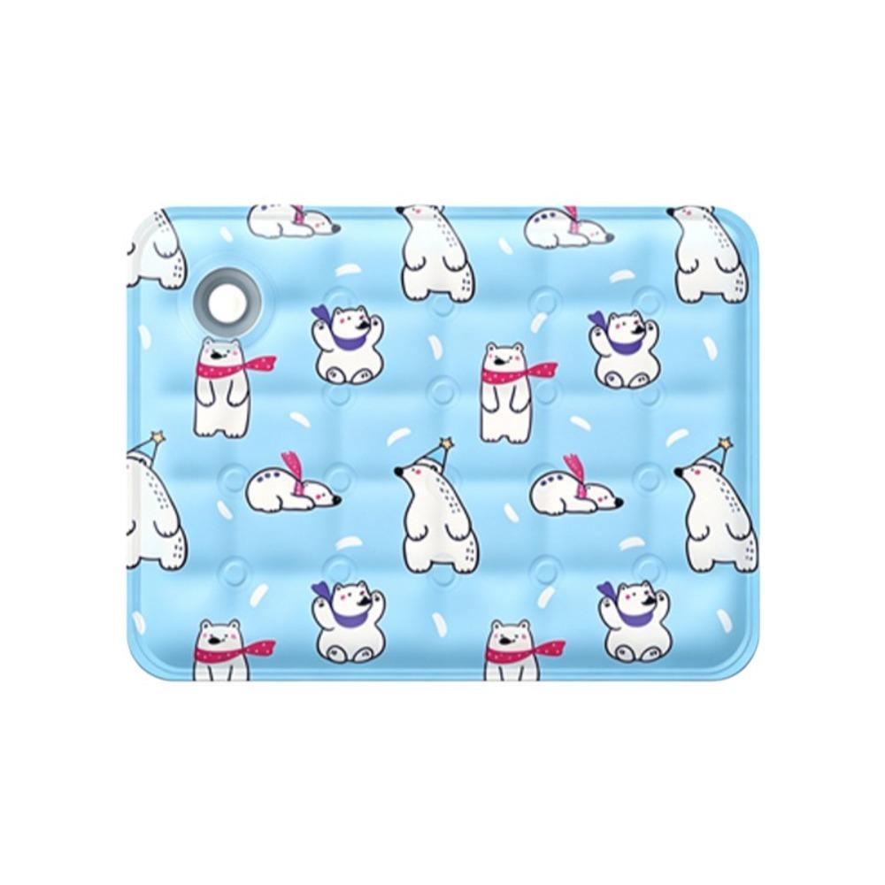Non-Slip Pet Cooling Mat Anti Bite Pet Ice Cushion Portable Cat Sleeping Pad  Summer