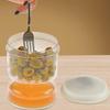 Yousheng Innovative Pickle Jar Fine Workmanship Plastic Hourglass Design Sealed Olives Container for Home