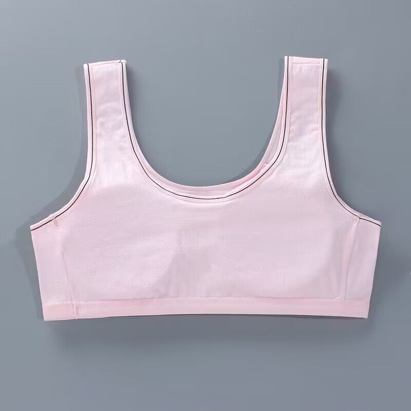 Бюстгальтер для детей, хлопковый тренировочный бюстгальтер для девочек, нижнее белье для подростков, нижнее белье для девочек 8–14 лет