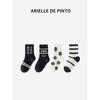French Arielle De Pinto Children's Breathable New Boys' Student Socks Girls' Deodorant Tube Socks