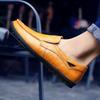 Summer Gas Foreign Trade Large Size Men's Doudou Shoes Genuine Leather Shoes Casual Shoes Cowhide Men's Leather Shoes One Pedal Shoes