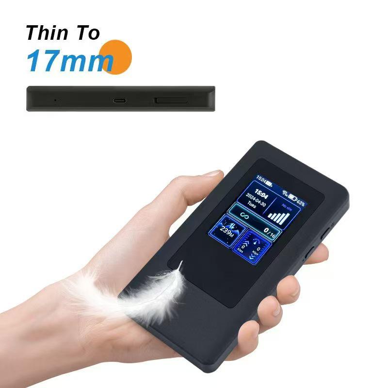 5G Dual-Frequency Mobile WiFi Router Card for Live Streaming and In-Car Internet