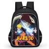 Школьный рюкзак NARUTO, Мочила, Два отделения на молнии, Прочный легкий 16-дюймовый детский рюкзак для мальчиков и девочек от 5 до 10 лет