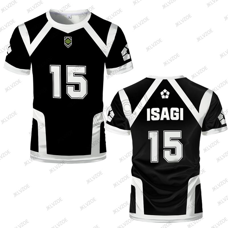 Japanese Anime Blue Lock Season 2 New Isagi Football Jersey Women Men Short Sleeve Tshirts Cosplay Bachira No.16 Tees Casual Top