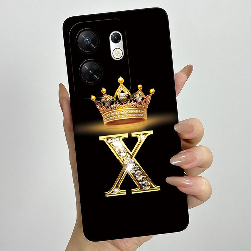 Чехол для infinix Zero 30 4G 5G Чехол X6731 Буквы Короны Мягкий Силикон Ударопрочный Чехол Для Infinix Zero30 4g Чехлы X6731B Funda