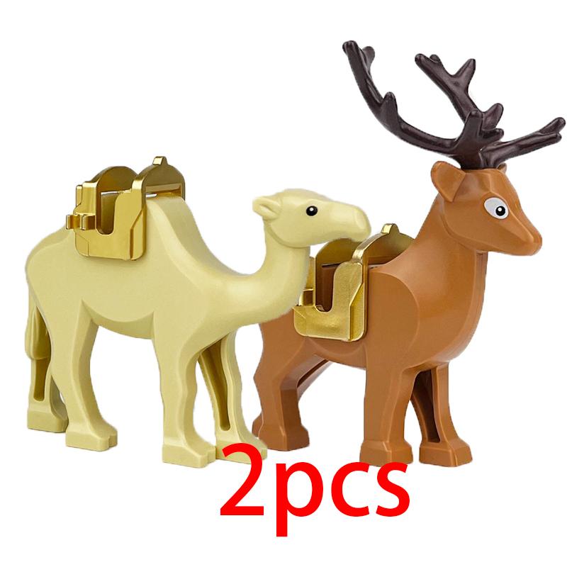 Средневековый Военный Замок Рыцарь Строительные Блоки Езда на Лошади Волк Медведь Слон Животное Жилет Оружие Флаг Седло Игрушка Кирпич Подарок A06