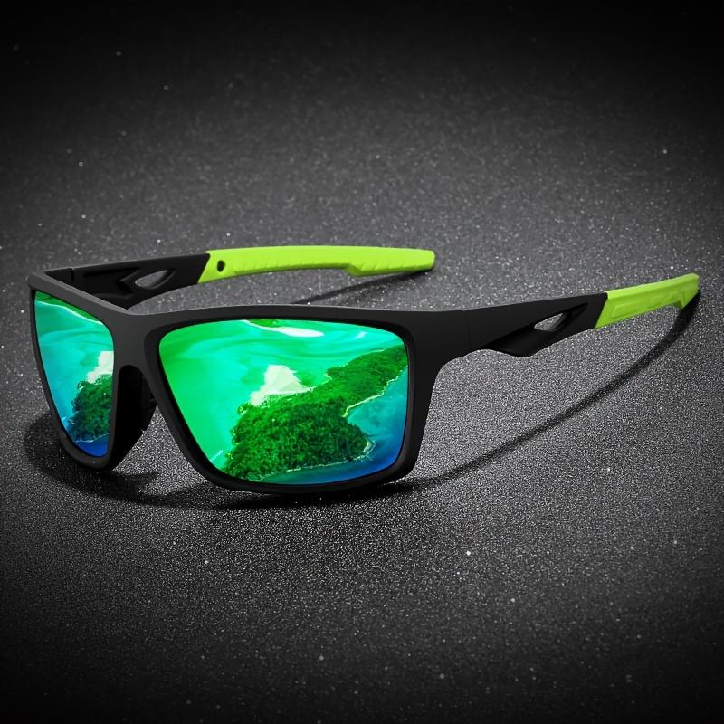 Мужские поляризованные спортивные солнцезащитные очки, классическая оправа, полноободковые, широкая посадка для альпинизма и повседневного отдыха, модные очки для улицы